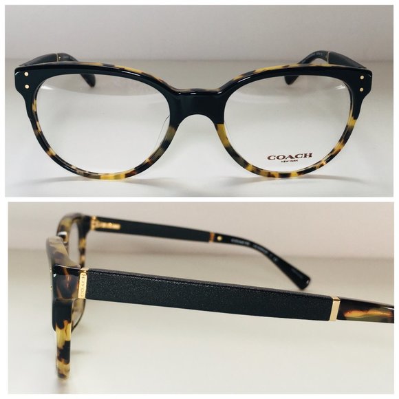 Coach Accessories - Coach Round Black Tortoise Eyeglasses Frames NWOT